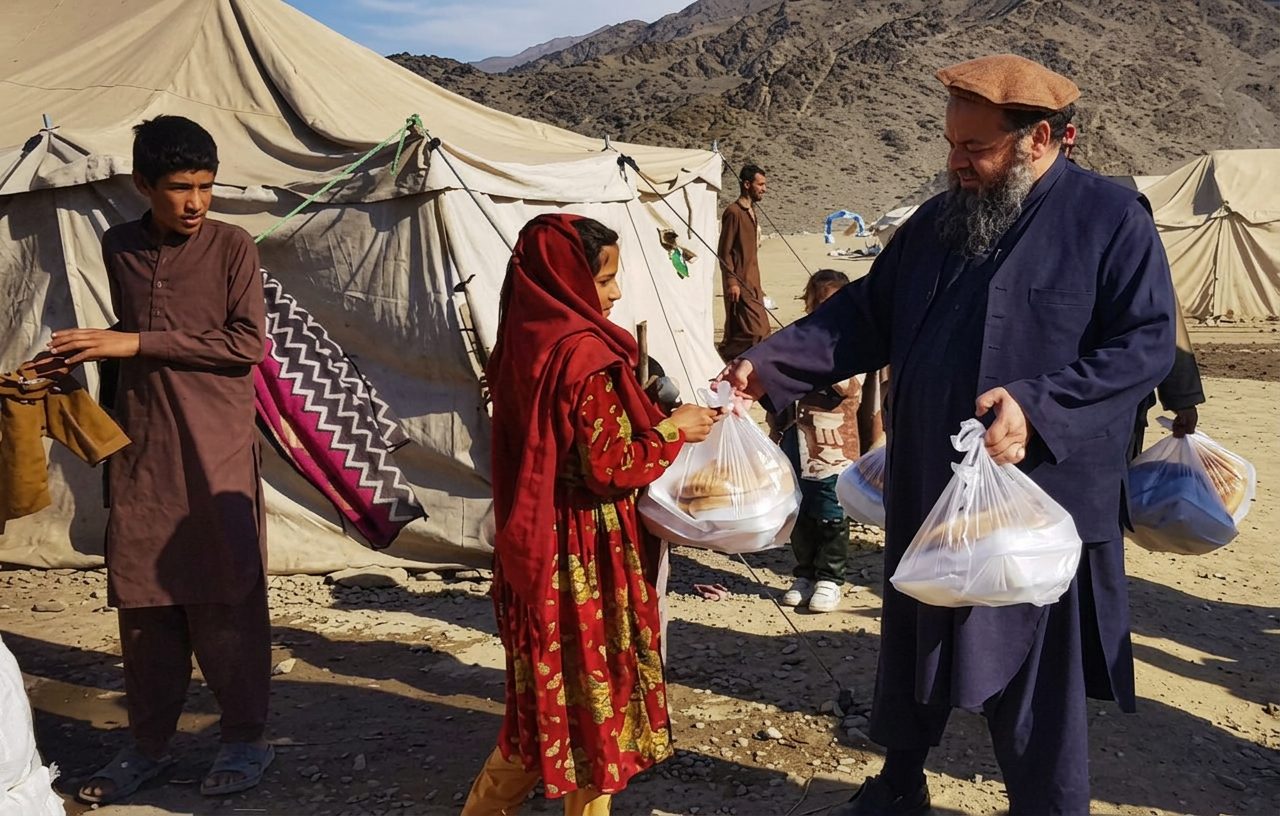 Relief campaign for returning Afghan migrants